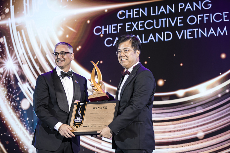 Tổng Giám đốc Chen Lian Pang của CapitaLand Việt Nam được vinh danh là Nhân vật bất động sản của năm 2019